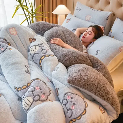 Wool Blanket Thick Warm Winter