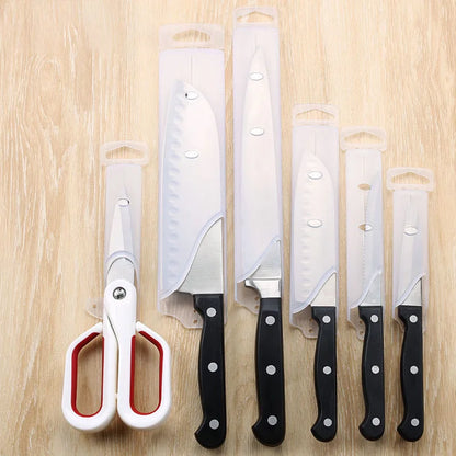 DecorBites™ Knife Scabbard: Blade Sleeve for Chef Knives, Bread Knives, Scissors & More