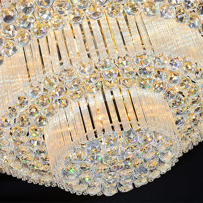 DecorBites™ Crystal LED Chandelier Cake Ceiling Lamp for Living Room Bedroom Kitchen Hotel