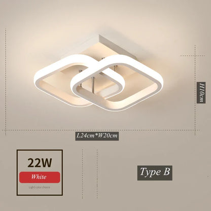 DecorBites™ LED Aisle Ceiling Lights for Home Lighting in Bedroom Living Room Corridor