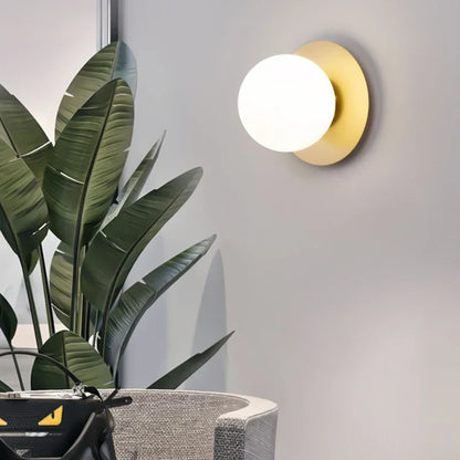 DecorBites™ Glass Ball LED Wall Lamp for Bedroom Living Room Indoor Lighting