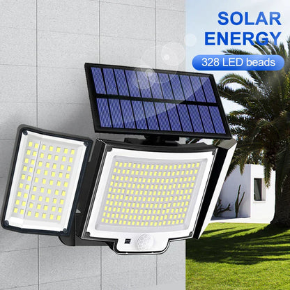 DecorBites™ 348 LED Solar Super Bright Motion Sensor Light with 3 Modes