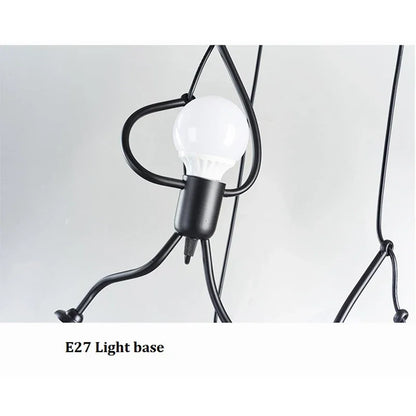 DecorBites™ Chandelier LED Ceiling Lamp Black