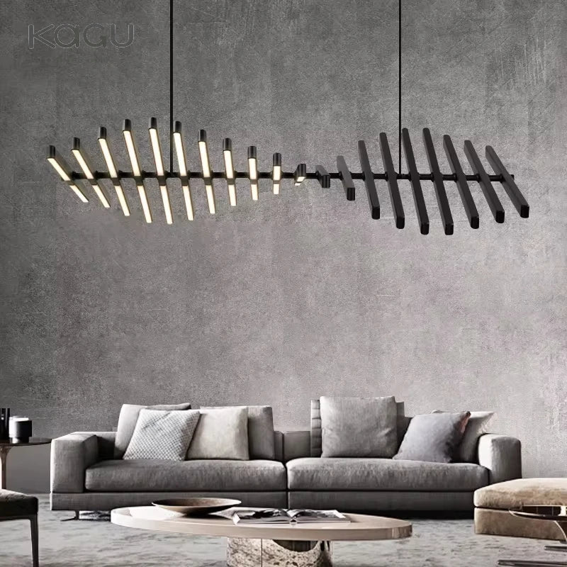 Nordic Fishbone Pendant Light