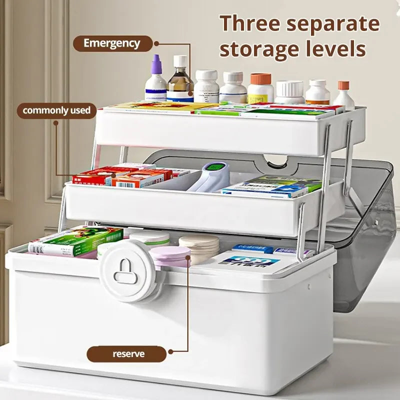 White Gloss Medicine Organizer