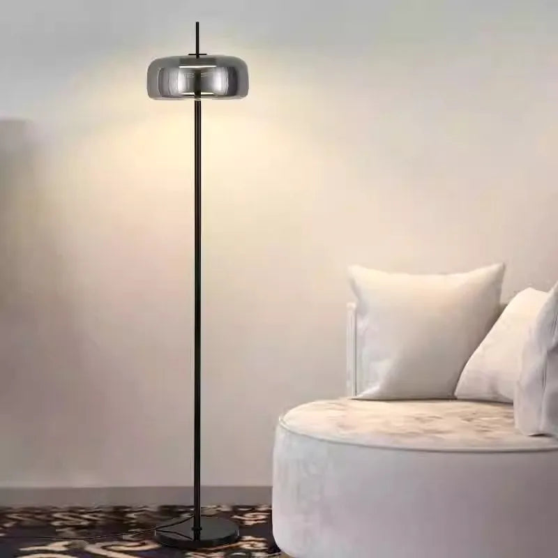 DecorBites™ Glass LED Floor Lamp Modern Luxury Home Decor Living Room Lighting