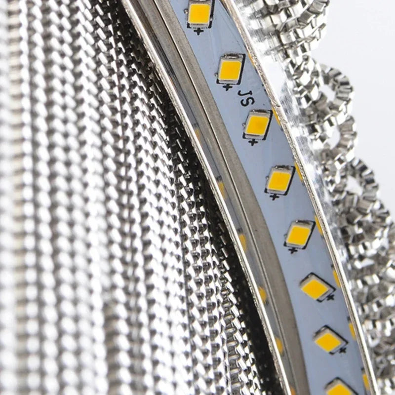 Aluminum Tassel LED Chandelier
