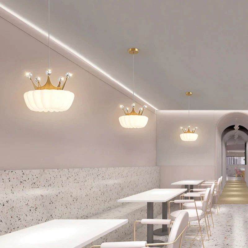Gold Cloud Pendant Light For Childrens Room