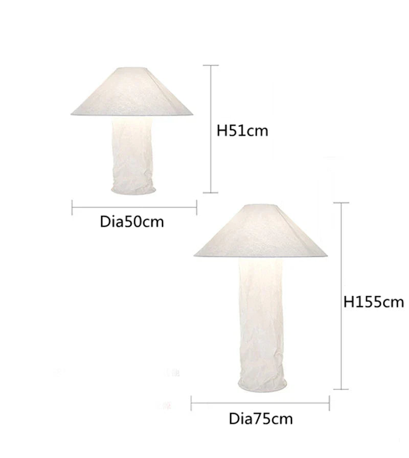 Paper Wabi Sabi Floor Lamp