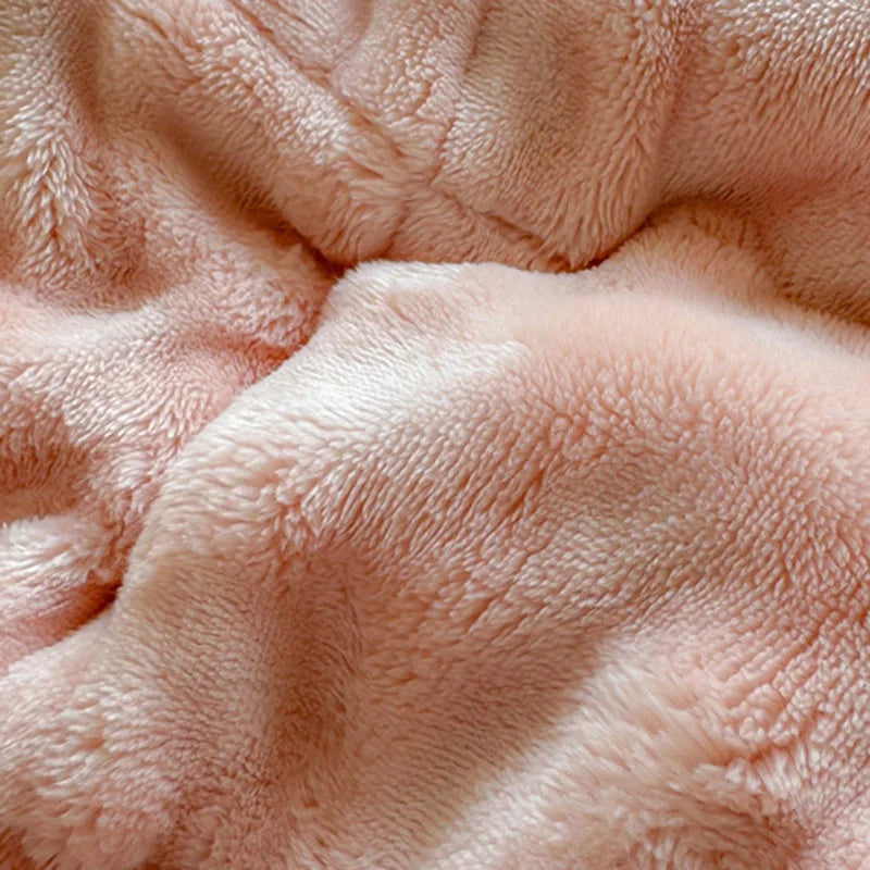 DecorBites™ Cozy Faux Rabbit Fur Quilted Mattress: Super Soft Warm Tatami Mat for Home