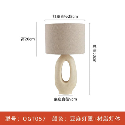 DecorBites™ Japanese Wabisabi Table Lamp E27 Living Room Bedroom Decor Lighting