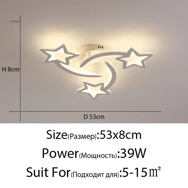 Acrylic Remote Chandelier