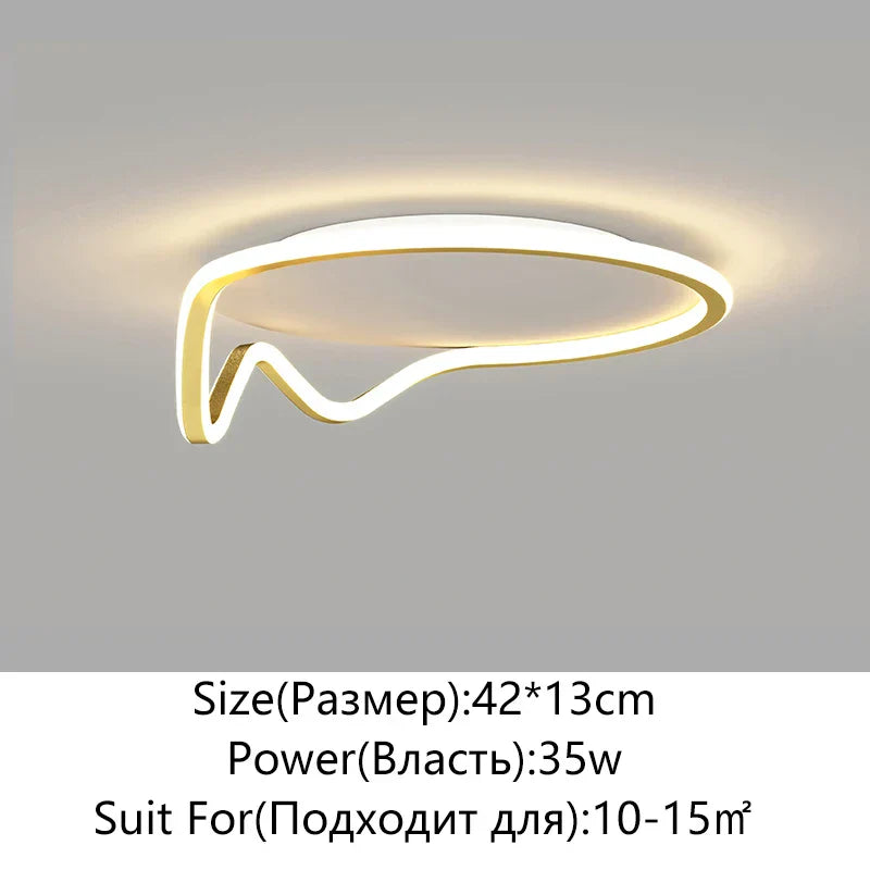 DecorBites™ Geometry Round LED Ceiling Light for Home Decor