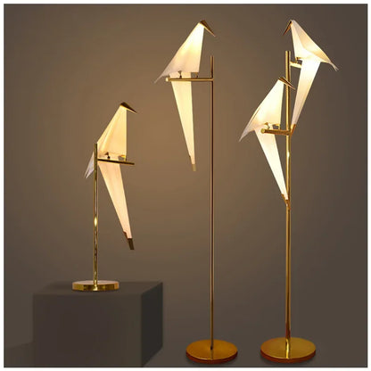 DecorBites™ Crane Chandelier Iron LED Light for Bedroom Dining Children's Room