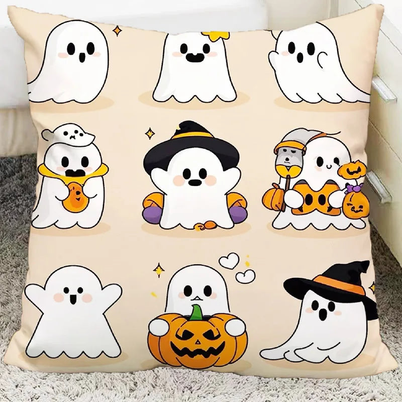 Plush Halloween Cartoon Pillow