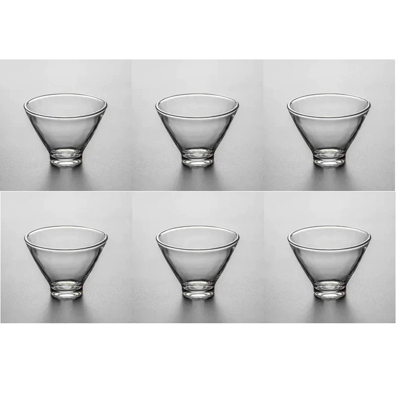 DecorBites™ Japanese Tea Cup Set of Cute Heat-resistant Glass Mugs and Teacups