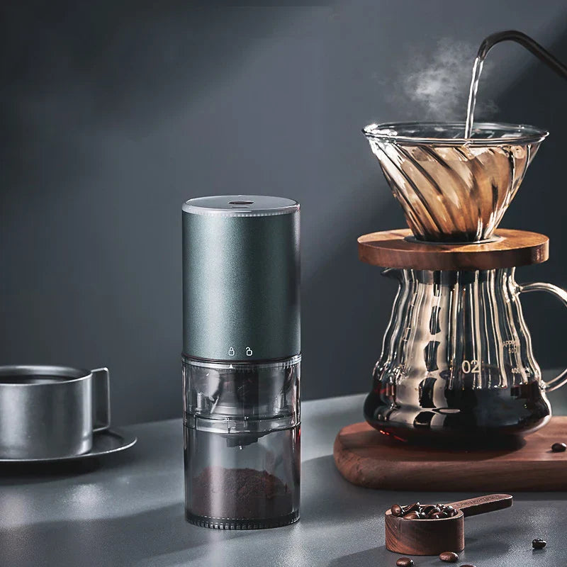 DecorBites™ Electric Coffee Bean Grinder: Small, Portable, Full-automatic Household Coffee Machine