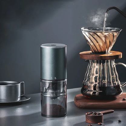 DecorBites™ Electric Coffee Bean Grinder: Small, Portable, Full-automatic Household Coffee Machine