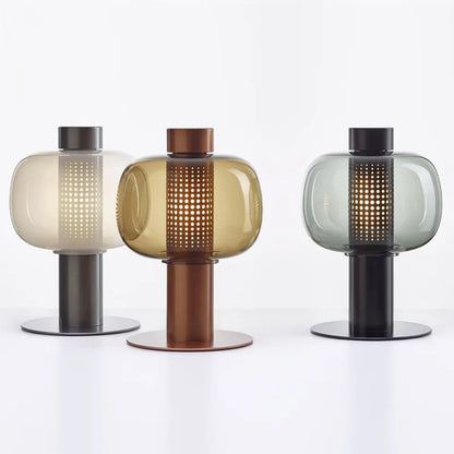 DecorBites™ Glass Table Lamp Modern Design for Living Room and Bedroom