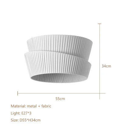 DecorBites™ Cream LED Ceiling Chandelier for Living Room Dining Bedroom