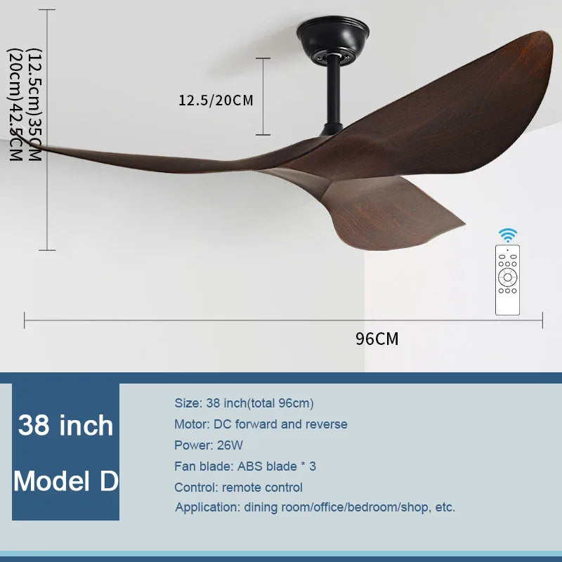 Bronze Retro Ceiling Fan