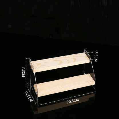 DecorBites™ Acrylic Makeup Organizer Display Stand - 5 Layer Clear Cosmetic Holder
