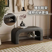 Leather Functional Seating Stool