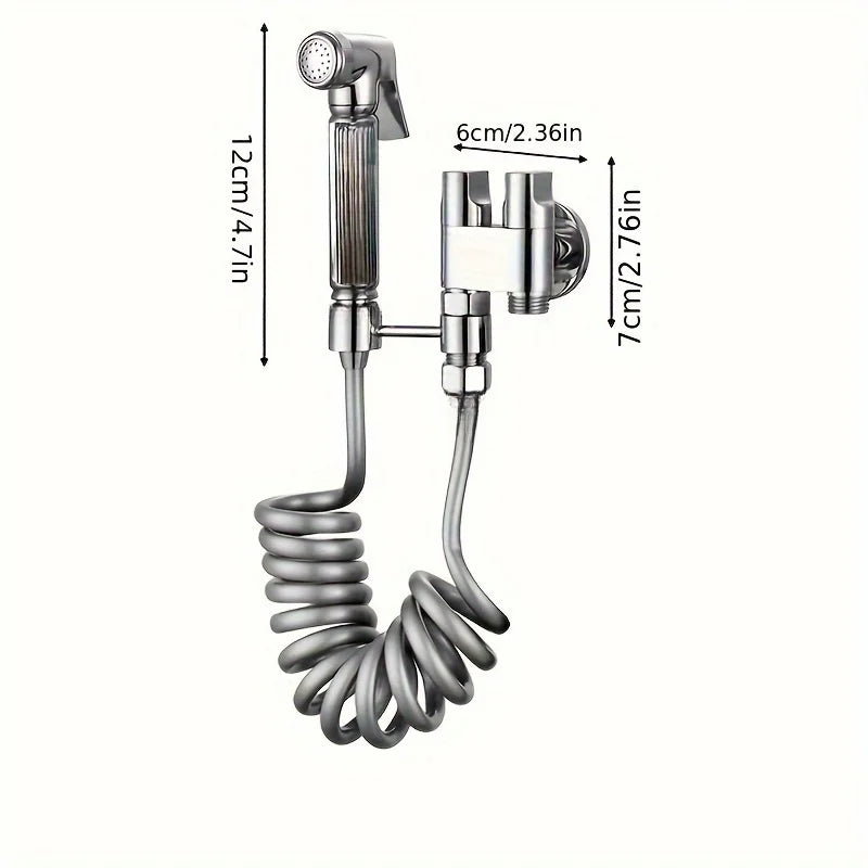 Chrome Bidet Sprayer Set