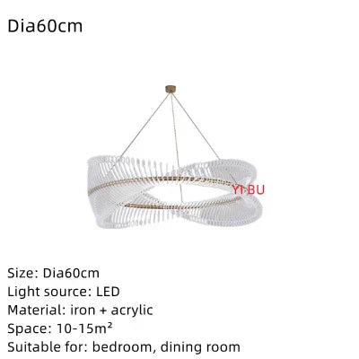 Round LED Ceiling Chandelier