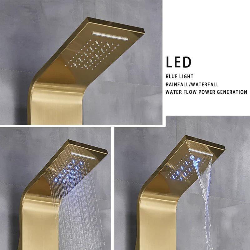 Blue LED Shower System