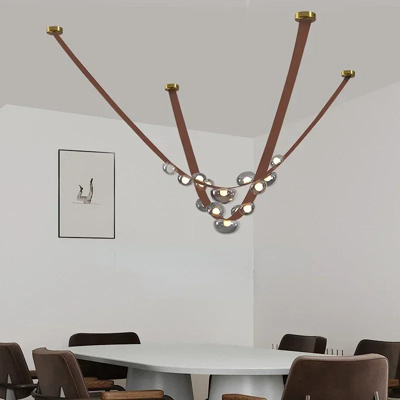 Leather Modern Pendant Lamp