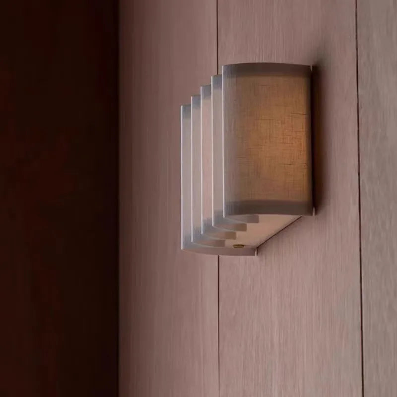 Cloth Retro Wall Lamp