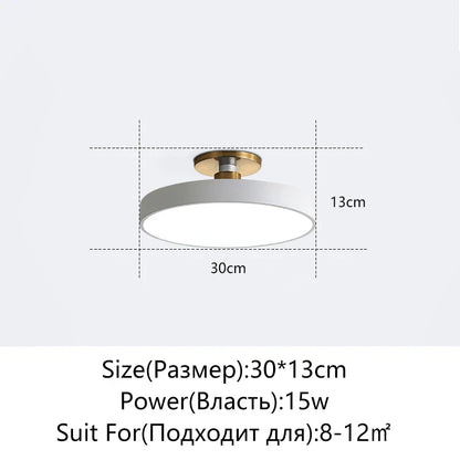 DecorBites™ LED Ceiling Lamp for Living Room Study Child Bedroom Indoor Lighting