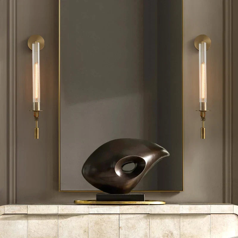 Gold Vintage Wall Sconce Retro Modern Style