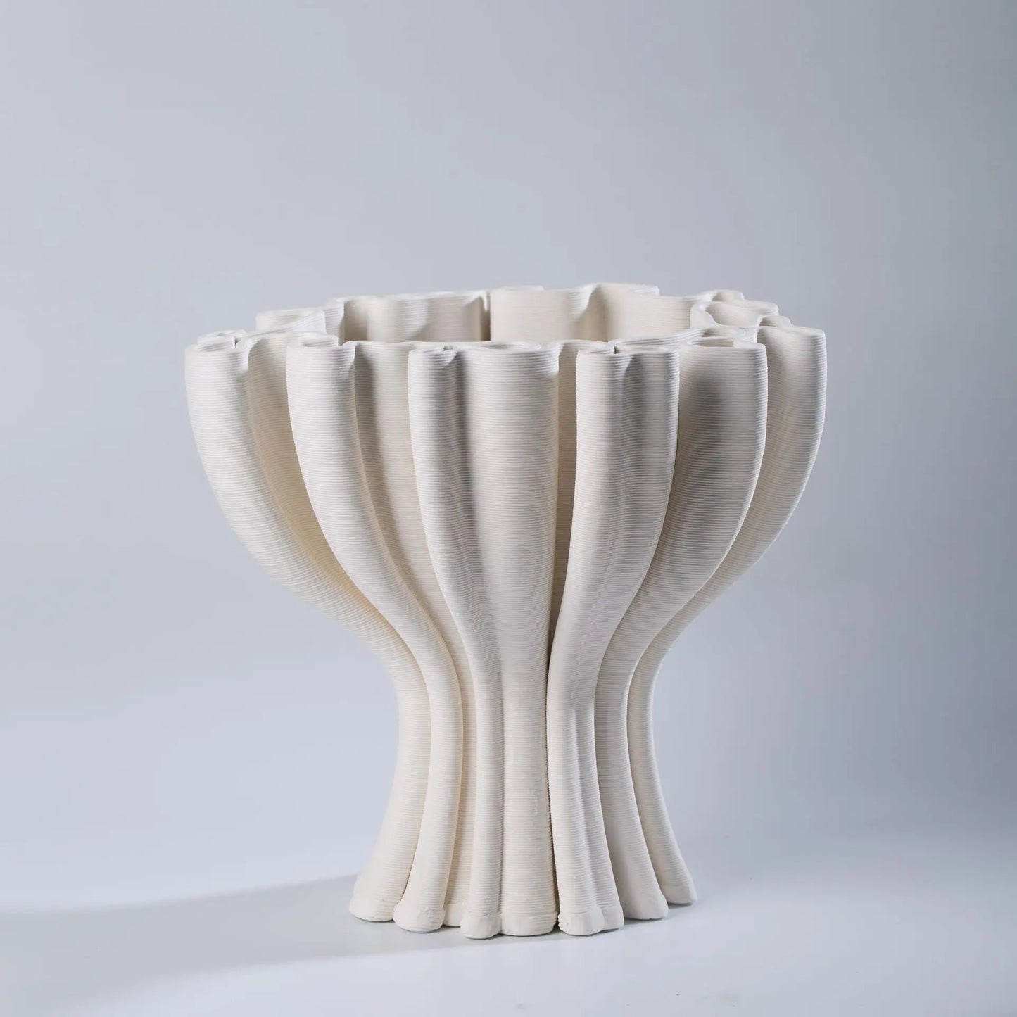 DecorBites™ Geometric Ceramic Flower Pot Sculpture Home Decor