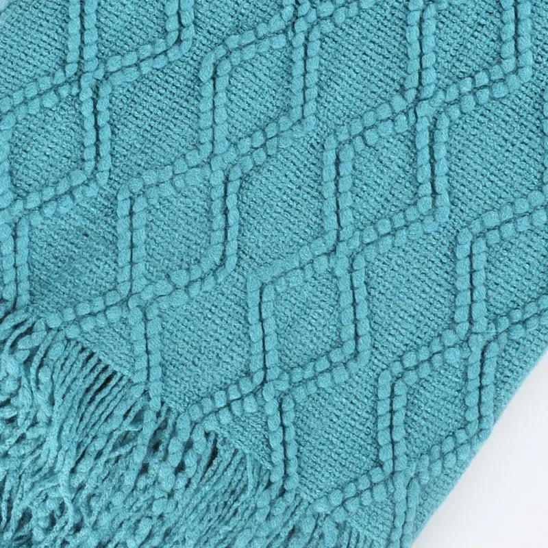 Woolen Travel Throw Blanket