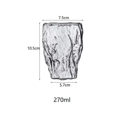 DecorBites™ Heat-Resistant Glass Drinkware Set for Home Bar: Coffee, Wine, Whiskey, Tea, Juice.