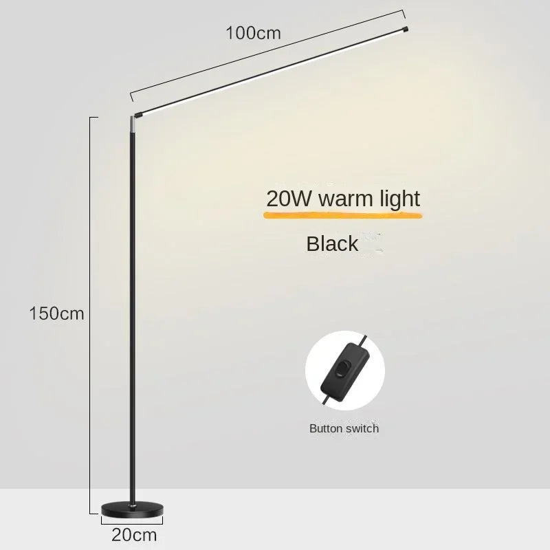 Aluminum Minimalist Floor Lamp