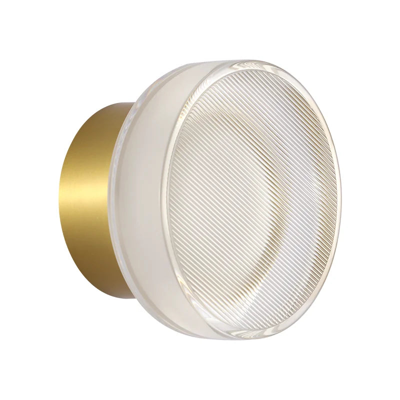 DecorBites™ Elegant Glass LED Wall Sconce for Porch Aisle Bedroom Decor