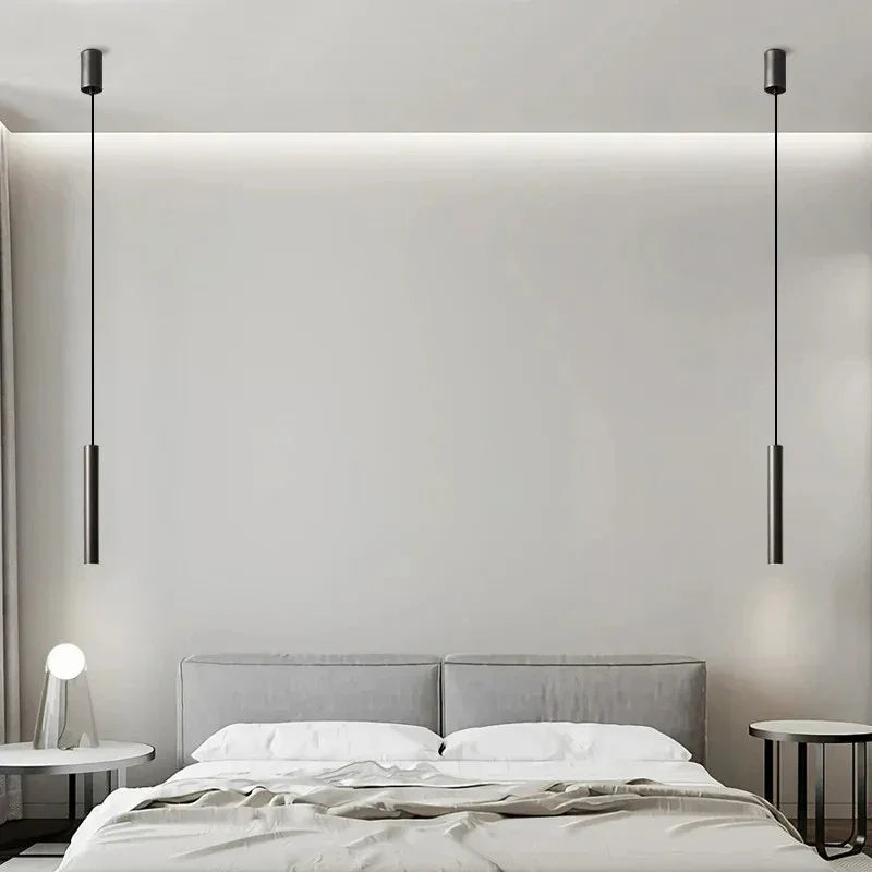 DecorBites™ Elegant Brass Pendant Light for Bedroom Dining Room Hotel, Adjustable Wire Copper Finish
