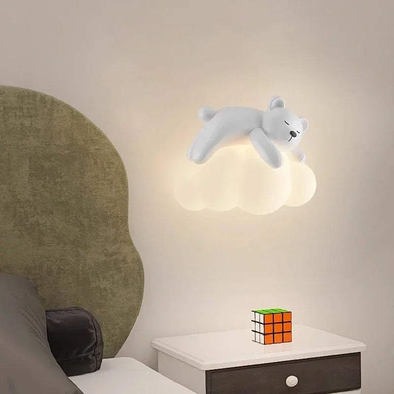 LED Bear Wall Lamp