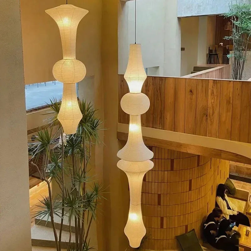 Cotton Paper Wabi Sabi Lamp