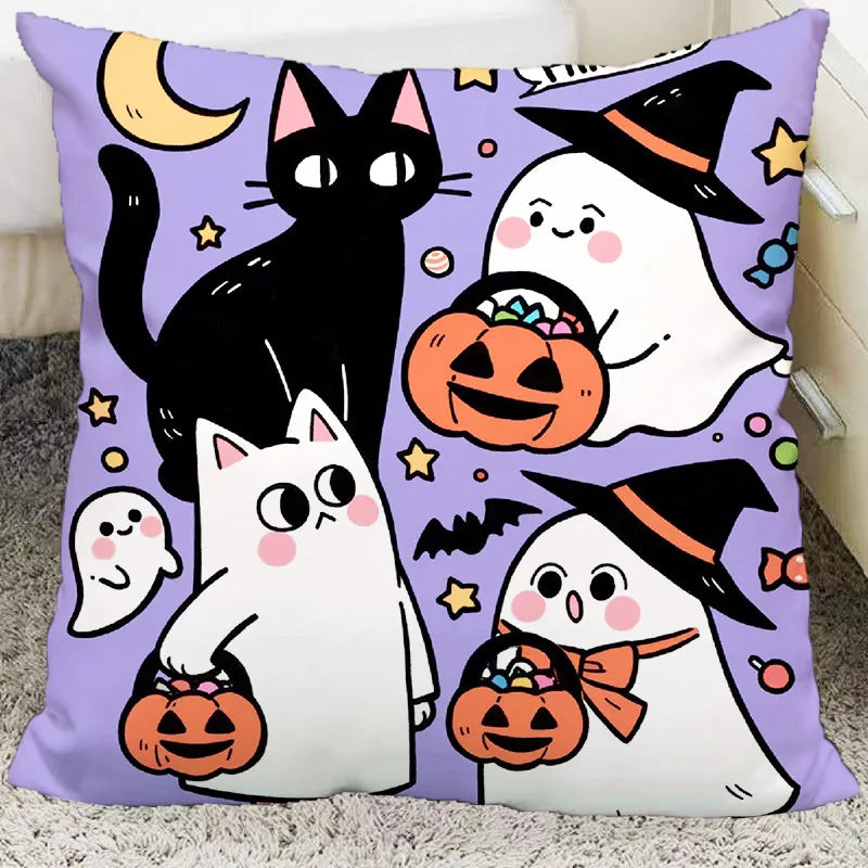 Plush Halloween Cartoon Pillow