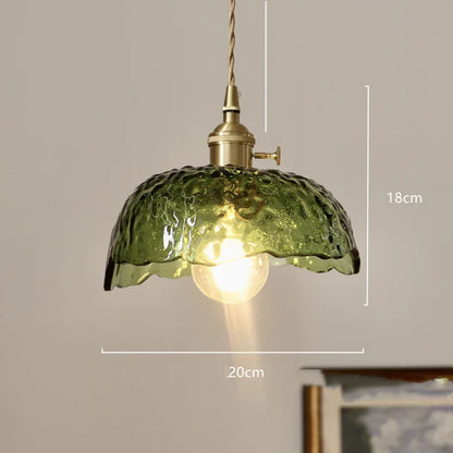 DecorBites™ Diamond Amber Glass LED Pendant Lights - Nordic Modern Hanging Lamp