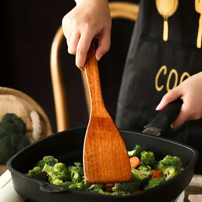 DecorBites™ 4-Piece Wooden Kitchen Utensil Set | Nonstick Cooking Tools