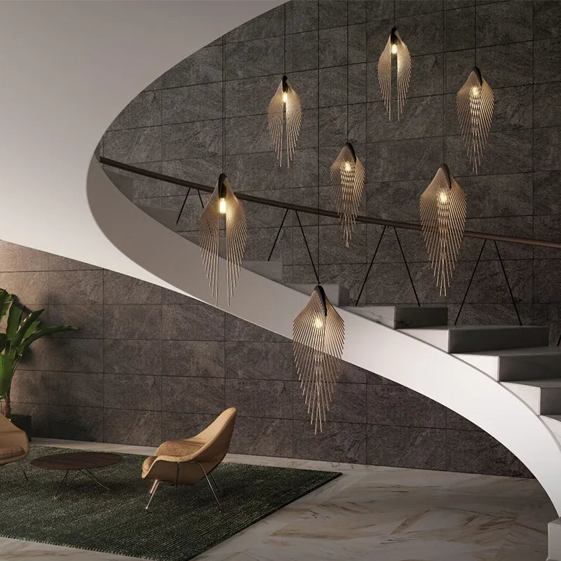 Minimalist Leaf Pendant Light