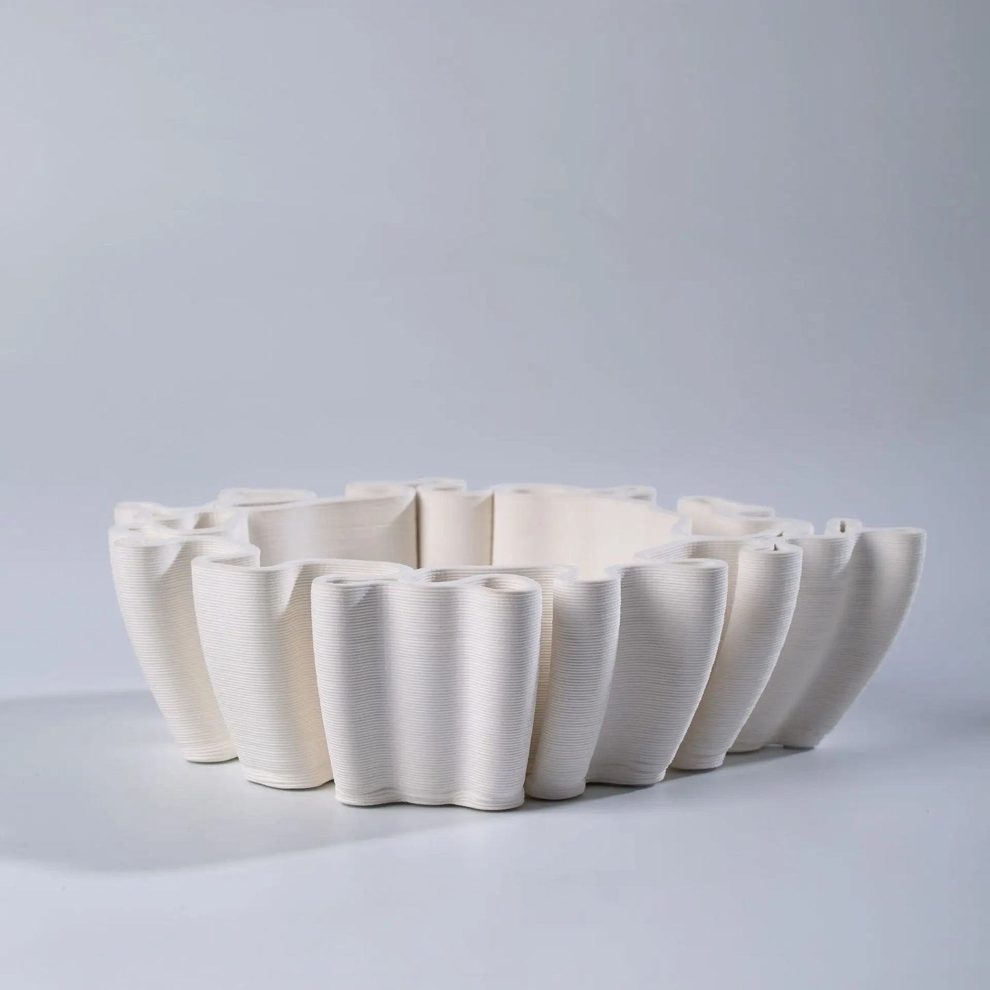 DecorBites™ Geometric Ceramic Flower Pot Sculpture Home Decor