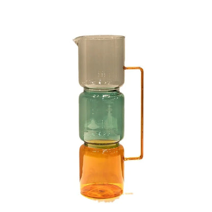 DecorBites™ Double Glazing Stained Glass Vase Hydroponic Terrarium Home Decor Floral Arrangement
