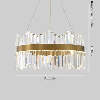 DecorBites™ Crystal LED Ring Chandelier for Luxury Decor & Lighting