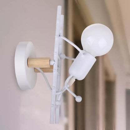 DecorBites™ Industrial LED Wall Sconce Iron Bedside Lamp Retro Loft Indoor Lighting